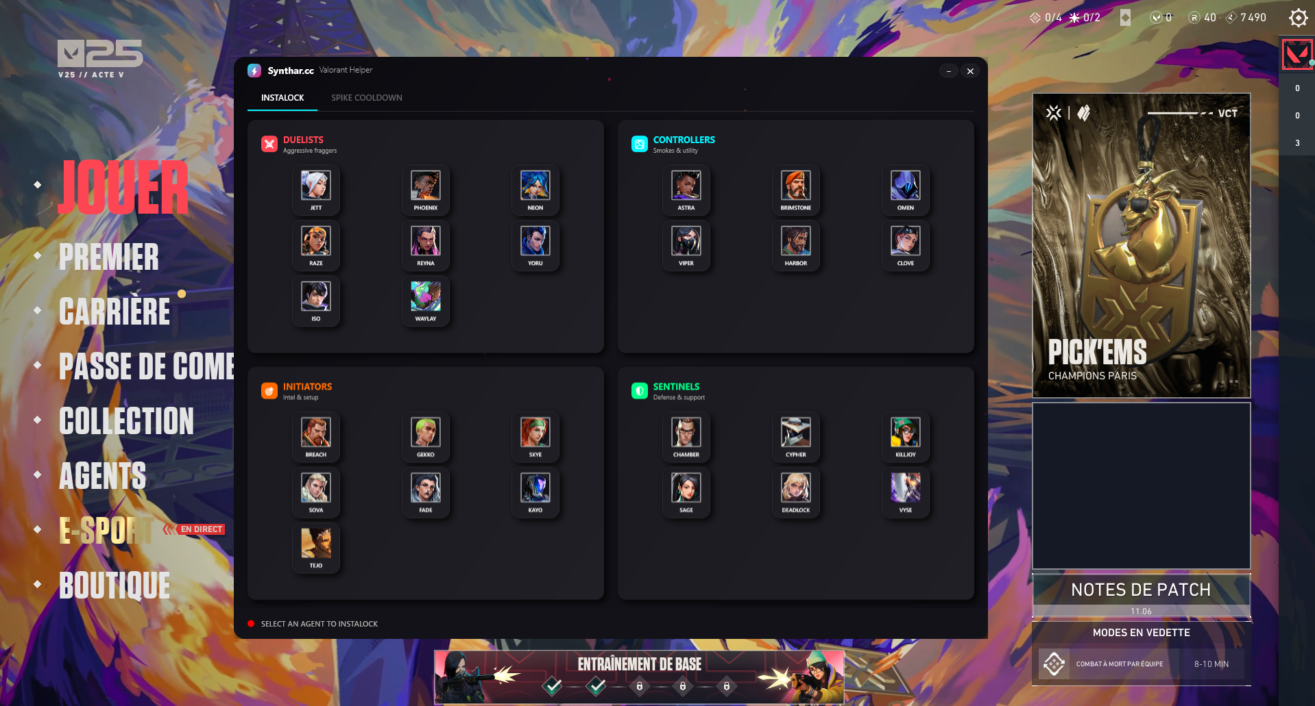 Synthar Helper Interface