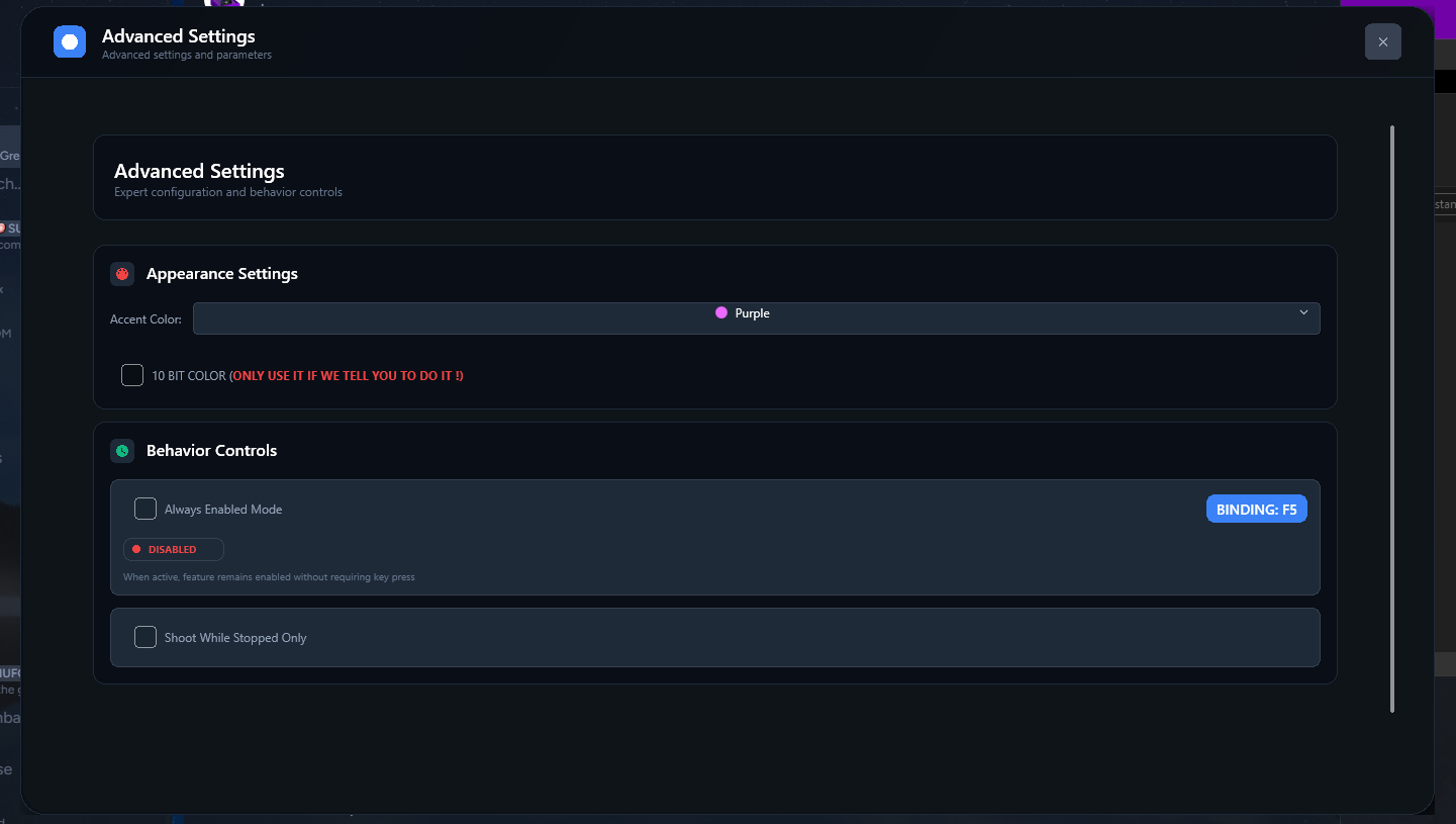 Synthar Standard Color Modes
